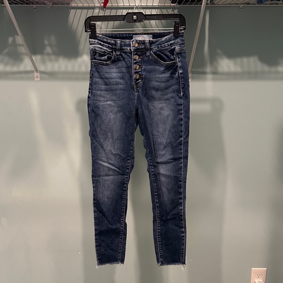 KanCan Denim - KanCan Dark Blue Ankle Jeans